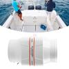 Aramox Marine Bilge Air Blower, 4inches In-Line Bilge DC Air Blower Engine Ventilation Fan White for Yacht RV (24V) view 3