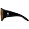7eye by Panoptx Kristin | Wind Blocking Sunglasses - Glossy Black, Copper Lenses view 2