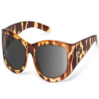 7eye by Panoptx Kristin | Wind Blocking Sunglasses - Tortoise, Gray Lenses