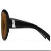 7eye by Panoptx Lindsay | Wind Blocking Sunglasses - Glossy Black, Polarized Copper Lenses view 2