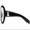 7eye by Panoptx Lindsay | Wind Blocking Sunglasses - Glossy Black, Clear Lenses view 2