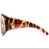 7eye by Panoptx Kristin | Wind Blocking Sunglasses - Tortoise, Clear Lenses view 2
