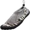 NORTY Men's Water Shoes - Aqua Swim Socks for Beach, Boat, and Pool - Skeletoe Barefoot Design - Cruise Ship Essentials - Hiking and Camping Footwear - Grey Camo,Size 8 view 1