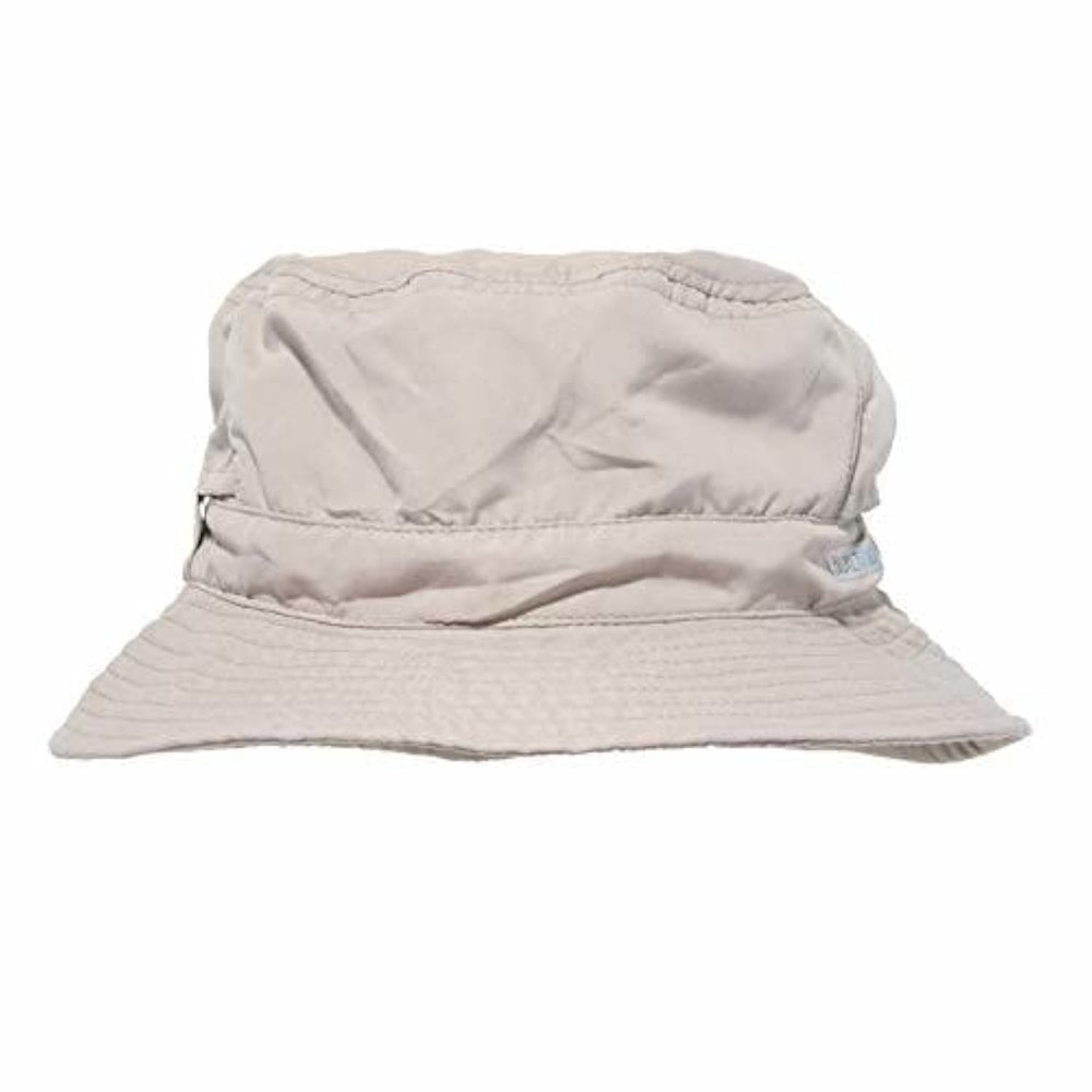 BUILTCOOL Adult Unisex Cooling Bucket Cap Boonie Hat for for Fishing, Camping, and Kayaking with Mesh Vent and Sweatband - Medium/Large, Khaki