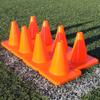 LVL10 Pro Training Cones - 6" Soccer Training Cones for Sports - for Basketball, Football, Basketball and Agility Drills - Soccer Field Markers That Won't Crack, Slide or Fly view 1