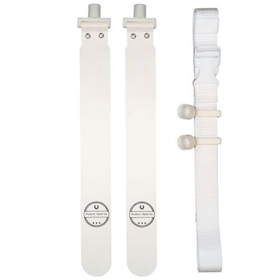 Public Sports Flag Football Belt - 2 Flags - Single (White)