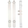 Public Sports Flag Football Belt - 2 Flags - Single (White) view 1