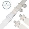 Public Sports Flag Football Belt - 2 Flags - Single (White) view 2
