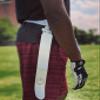Public Sports Flag Football Belt - 2 Flags - Single (White) view 4