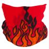 TOP HEADWEAR Multifunctional Face Covering Neck Gaiter Scarf - Red Flame view 1