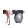 Exercise Ball (55-85cm) Duraform Yoga Ball, Burst Resistant Stability, Balance, and Pilate Supports 600lbs, with Hand Pump. (Grey, 55CM) view 1