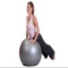Exercise Ball (55-85cm) Duraform Yoga Ball, Burst Resistant Stability, Balance, and Pilate Supports 600lbs, with Hand Pump. (Grey, 75CM) view 1