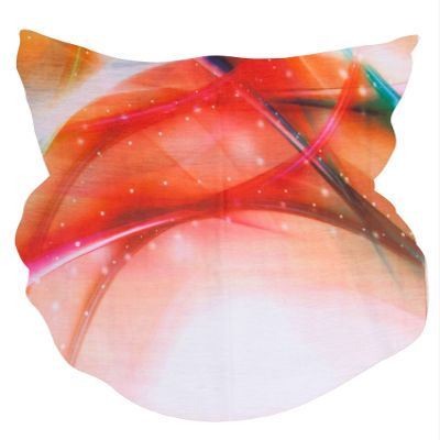 TOP HEADWEAR Multifunctional Face Covering Neck Gaiter Scarf - Orange Galaxy