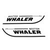 Imagnt Studio Set of 2 Boston Whaler Decals for Boat Hull, Marine Grade Restoration Sticker kit (Black, 18 inches) view 2