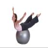 Exercise Ball (55-85cm) Duraform Yoga Ball, Burst Resistant Stability, Balance, and Pilate Supports 600lbs, with Hand Pump. (Grey, 65CM) view 1