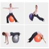 Exercise Ball (55-85cm) Duraform Yoga Ball, Burst Resistant Stability, Balance, and Pilate Supports 600lbs, with Hand Pump. (Grey, 65CM) view 4