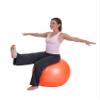Exercise Ball (55-85cm) Duraform Yoga Ball, Burst Resistant Stability, Balance, and Pilate Supports 600lbs, with Hand Pump. (Orange, 55CM) view 1