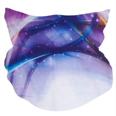 TOP HEADWEAR Multifunctional Face Covering Neck Gaiter Scarf - Purple Galaxy