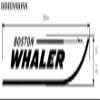 Imagnt Studio Set of 2 Boston Whaler Decals for Boat Hull, Marine Grade Restoration Sticker kit (Black, 30 inches) view 3