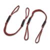 Bungee Dock Line 2-Pack - 4ft, Adjustable No-Jerk Boat & Kayak Ties, Premium Mooring Ropes, Essential Boat Accessories, Ideal Kayak Accessories, Includes Free Docking E-Book by Domabri (Black/Red) view 1