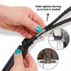 Bungee Dock Line 2-Pack - 4ft, Adjustable No-Jerk Boat & Kayak Ties, Premium Mooring Ropes, Essential Boat Accessories, Ideal Kayak Accessories, Includes Free Docking E-Book by Domabri (Black/Red) view 3