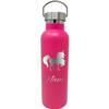 Personalized Custom Unicorn Stainless Steel Insulated 25-Ounce Kids Summer Sport Water Bottle, (Pink) view 1