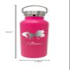 Personalized Custom Unicorn Stainless Steel Insulated 25-Ounce Kids Summer Sport Water Bottle, (Pink) view 4