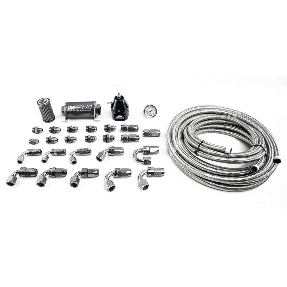 DeatschWerks - X2 Series Pump Module -8AN CPE Plumbing Kit for 2011-19 Ford Mustang (6-603)