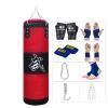 SFEEXUN Punching Bag for Man Women Youth Teens, Indoor/Garden Boxing Bag Unfilled Heavy Bag Set with Punching Gloves, Chain, Ceiling Hook for MMA, Kickboxing, Muay Thai, Karate, Taekwondo view 1