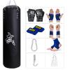 SFEEXUN Punching Bag for Man Women Youth Teens, Indoor/Garden Boxing Bag Unfilled Heavy Bag Set with Punching Gloves, Chain, Ceiling Hook for MMA, Kickboxing, Muay Thai, Karate, Taekwondo view 1