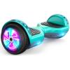 FLYING-ANT Self Balance Scooter 6.5" with Speaker and LED Lights Red view 1
