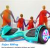 FLYING-ANT Self Balance Scooter 6.5" with Speaker and LED Lights Red view 2