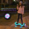 FLYING-ANT Self Balance Scooter 6.5" with Speaker and LED Lights Red view 3