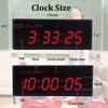 BTBSIGN Gym Timer with Remote Digital Wall Calendar Interval Timer for Workout view 2