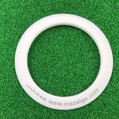 MAZEL Putting Cup/Ring - All-Direction Golf Practice Hole Trainer (White Ring)