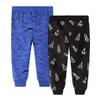 LOKTARC 2 Pack Toddler Boys Drawstring Sweatpants Sport Jogger Pants Rocket Dinosaur 3-4 Years/Size 4T view 2