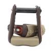 Estribos Charros Cafe Horse Charro Saddle Horse Stirrups view 3