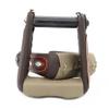 Estribos Charros Cafe Horse Charro Saddle Horse Stirrups view 4