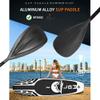 LBW Stand Up Paddle Board Paddle - 3 Pieces Adjustable Aluminium Alloy Floating SUP Paddle with Storage Bag, Portable Durable Oars view 2