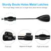 LBW Stand Up Paddle Board Paddle - 3 Pieces Adjustable Aluminium Alloy Floating SUP Paddle with Storage Bag, Portable Durable Oars view 4