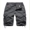 FOURSTEEDS Women's Relaxed Fitted Multi-Pockets Camouflage Twill Cotton Tactics Bermuda Cargo Shorts Dark Grey US 10 view 1