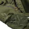 FOURSTEEDS Women's Casual Fitted Multi-Pockets Camouflage Twill Bermuda Cargo Shorts Army Green US 10 view 4