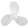7 1/4 5A 3 Blades Tooth Spine Aluminum Motor Propeller Outboard Boat Motors Marine Propeller Compatible with Boat/Yacht Series,Boat,Yacht Spare Parts view 2
