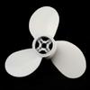 7 1/4 5A 3 Blades Tooth Spine Aluminum Motor Propeller Outboard Boat Motors Marine Propeller Compatible with Boat/Yacht Series,Boat,Yacht Spare Parts view 3