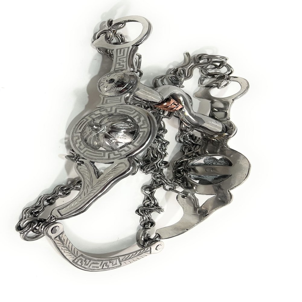 5 3/8" Mexican Horse Bit, Freno Charro para Caballo