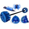 Hydrorevolution Ultimate Pool Exercise Bundle | High Resistance Water Weights | Water Exercise Equipment | Aqualogix Blue Bells, Fins & Aquastrength Barbell | Quick Start Guide view 1