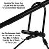 Master Lock 7.25" U Lock with Looped End Cable view 2