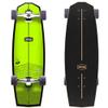 Surfeeling USA Mr. Pop Surf Style Skateboard - Neon Yellow view 1