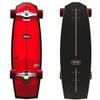 Surfeeling USA Mr. Pop Surf Style Skateboard - Neon Red view 1