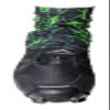Wapiti Designs Go-Long Gaiters Trail Running Shoe Gaiters for Running, Hiking, or Long Distance Backpacking (Green Lightning, S/M) view 3